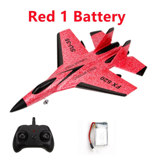 Fx620 RC Glider Fixed Wing Su35 Fighter Jet Children Aircraft Model Toys