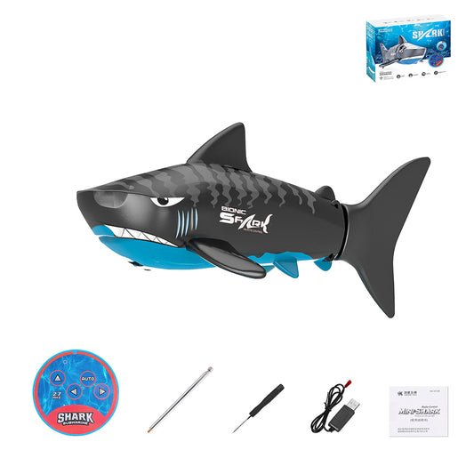 Mini Electric Shark Remote Control Boat Bionic Fish Submersible Infrared Control