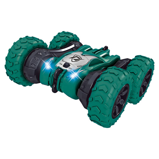 2 In-1 2.4G RC Car Double Sided Rolling Electric Tank Car Rechargeable Remote Control Stunt Vehicle Toys