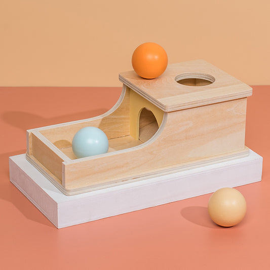 Ball Tracker Intellectual Development AIDS Durable Pound A Ball Drop Toy Early Developmental Scientific Education Toys Set target box