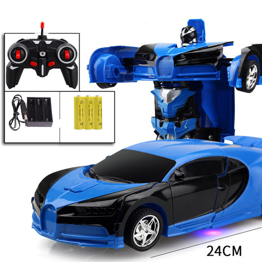 1:18 Remote Control Transforming Car Induction Robot RC Car Model