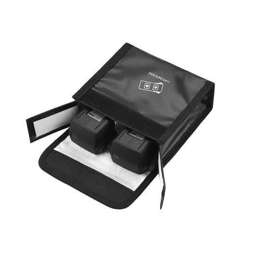 Flame Retardant Material Battery Explosion-proof Bag High Temperature Resistance Compatible For Dji Mavic 3 black medium 2-piece