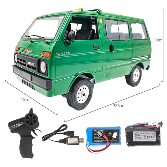 D42 1:10 2wd RC Car Simulation Drift Climbing Truck Led Light On-road 260 Motor