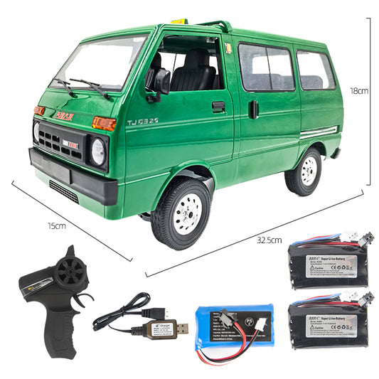 D42 1:10 2wd RC Car Simulation Drift Climbing Truck Led Light On-road 260 Motor