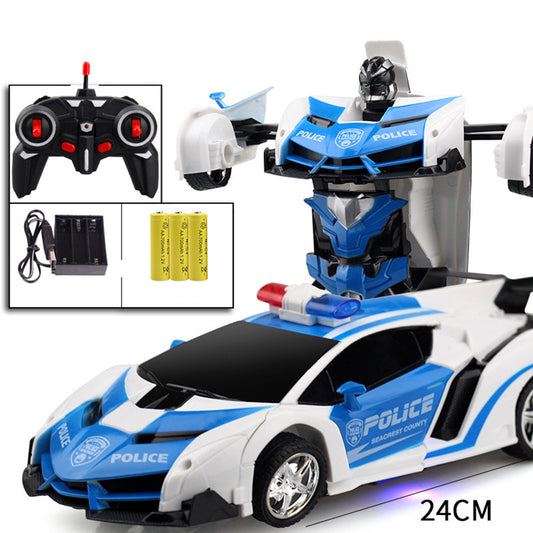 1:18 Remote Control Transforming Car Induction Robot RC Car Model