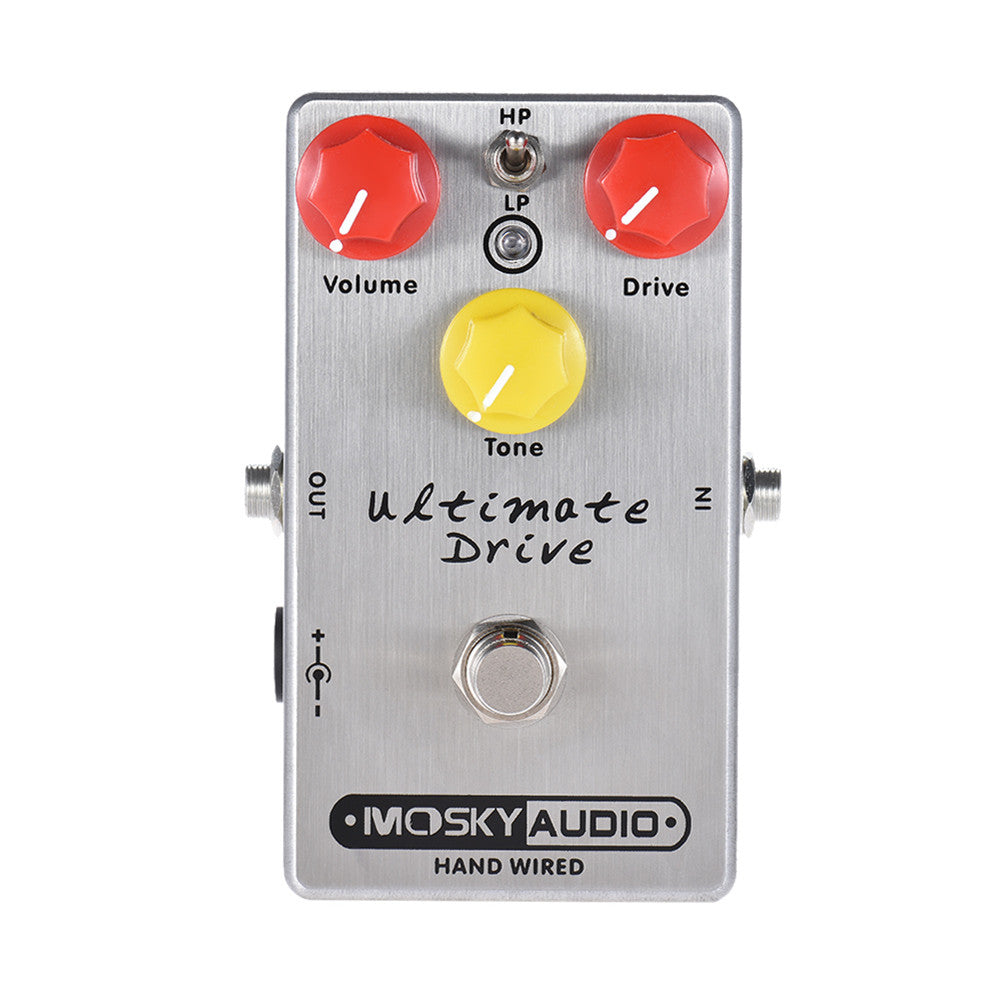 Electric Guitar Effector Touch-sensitive Response Overload Effects Silver