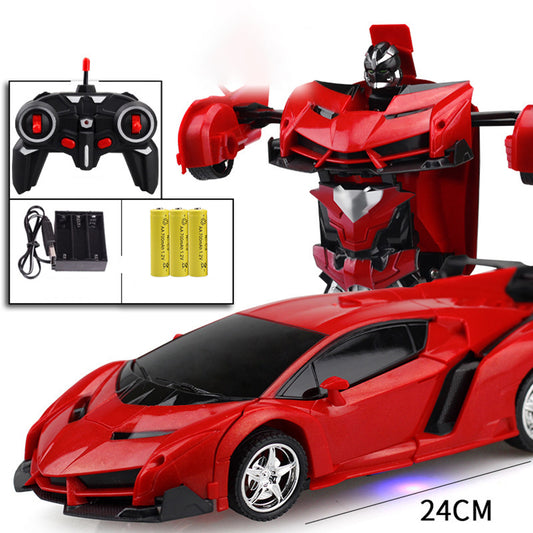 1:18 Remote Control Transforming Car Induction Robot RC Car Model