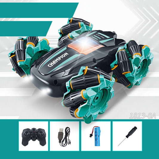 2.4g RC Car Double-sided Rolling Off-road Vehicle Wireless Stunt Drift Car