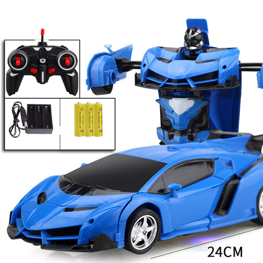 1:18 Remote Control Transforming Car Induction Robot RC Car Model