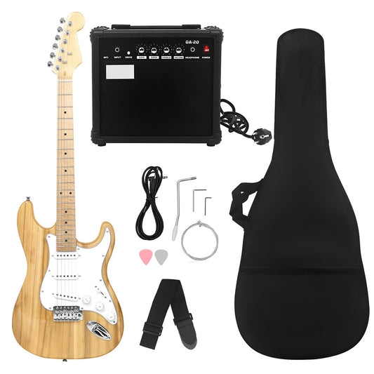 Electric Guitar Beginner Kit Full Size Maple Fingerboard Electric Guitar