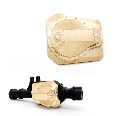 2PCS Metal Axle Housing Cover for 1/10 RC Crawler Car Traxxas TRX4 Metal Axle Housing Cover S239 default