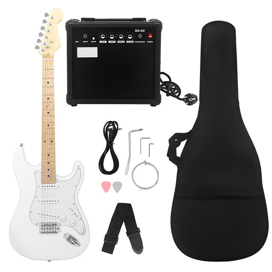 Electric Guitar Beginner Kit Full Size Maple Fingerboard Electric Guitar