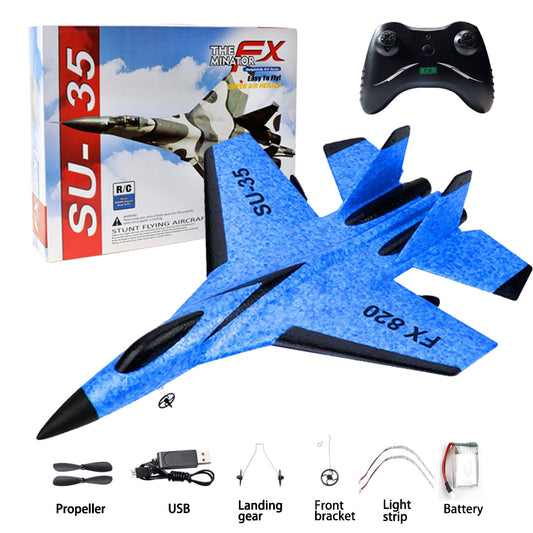 Foam Fx620 RC Glider Fixed Wing Su Su35 Fighter Jet Electric Model Toy Plane