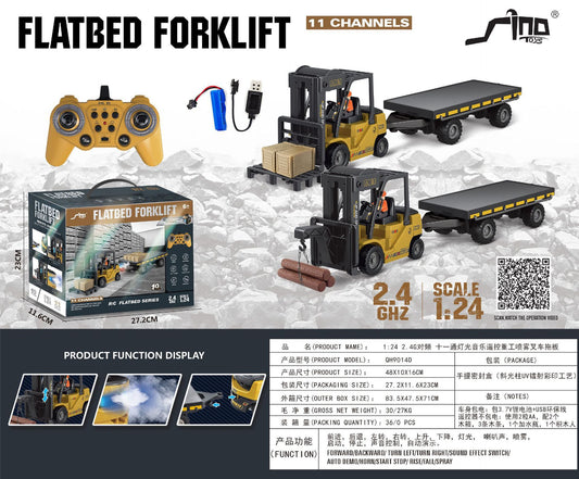 Remote Control forklift with Carrier Slab RC Construction Engineering Vehicle