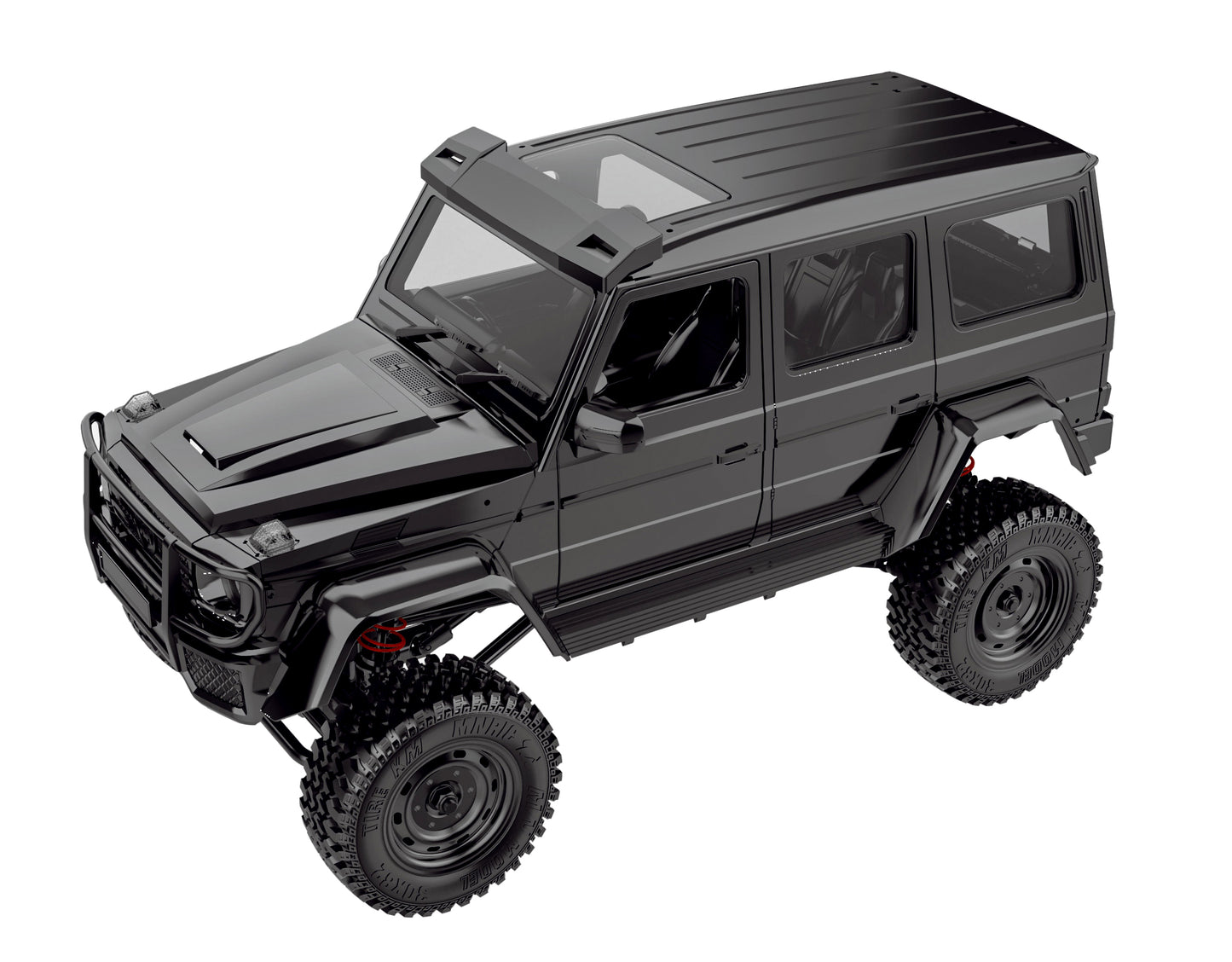 Mn86k 1/12 2.4g Four-wheel Drive Climbing Off-road Vehicle Toy G500 Assembly  Version black