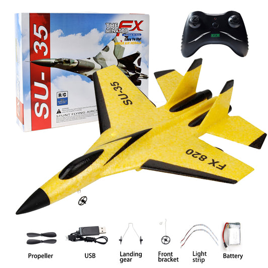 Foam Fx620 RC Glider Fixed Wing Su Su35 Fighter Jet Electric Model Toy Plane