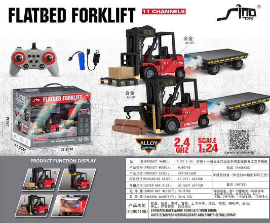 Remote Control forklift with Carrier Slab RC Construction Engineering Vehicle