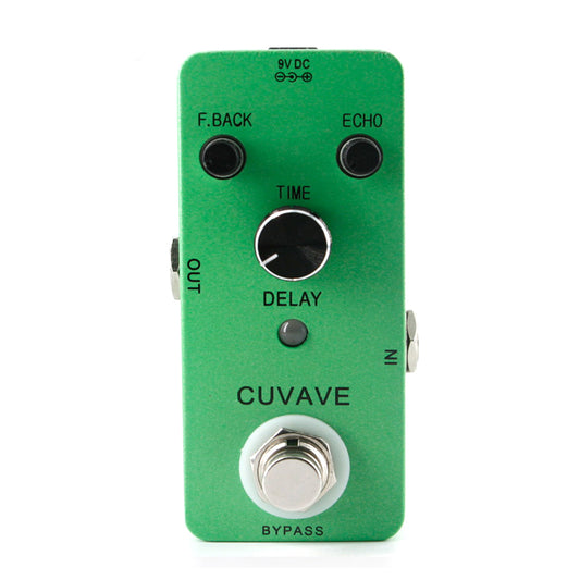 Delay Analog Classic Delay Echo Guitar Effect Pedal Zinc Alloy Shell True Bypass Guitar Stompbox green