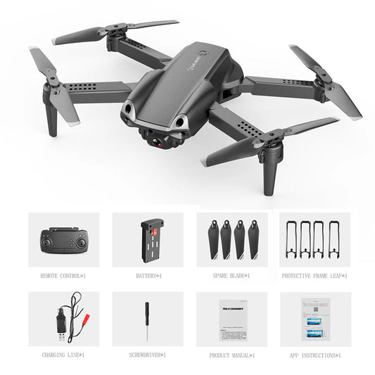 E99 Pro2 K3 RC Mini Drone 4K Dual HD Camera WIFI FPV Aerial Helicopter Foldable