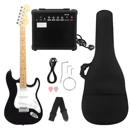 Electric Guitar Beginner Kit Full Size Maple Fingerboard Electric Guitar