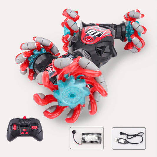 Boys Twisting Remote Control Car Gesture Induction Deformation Off-road Vehicle