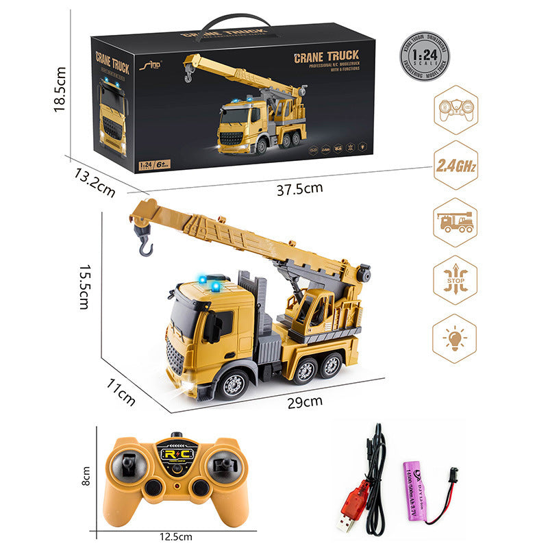 Remote Control Excavator Remote Control Engineering Vehicle Crawler Truck Model