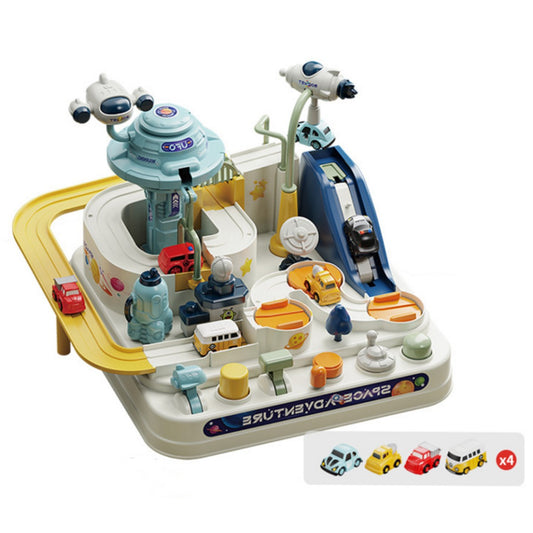 Car Adventure Toys Cars Race Tracks With Vehicle Interactive Game Preschool Educational Toys