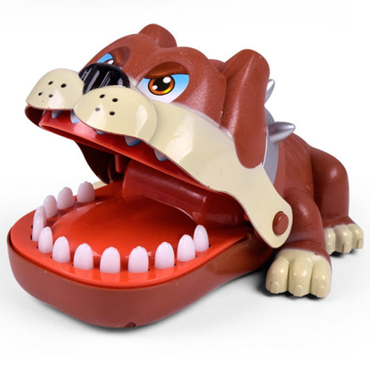 Cute Spoof Bite  Fingers  Games Funny Cartoon Animal-head Lighting Eyes Sounds Stress Relief Toy For Kids Party Props (random Colors) Vicious dog