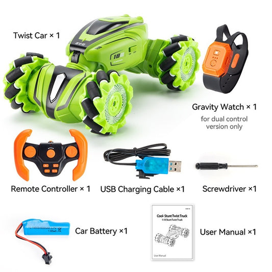 1:18 JJRC Q110 Remote Control Car Gesture Induction Programming Drift Climbing Stunt Car Toy with Cool Lights
