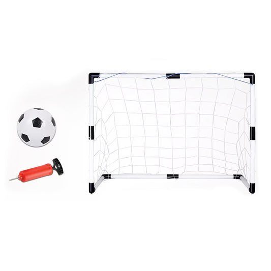 Portable Soccer Goal Net Set Children Sports Practice Soccer Goals With Soccer Ball Training Toys For Kids Gifts As shown