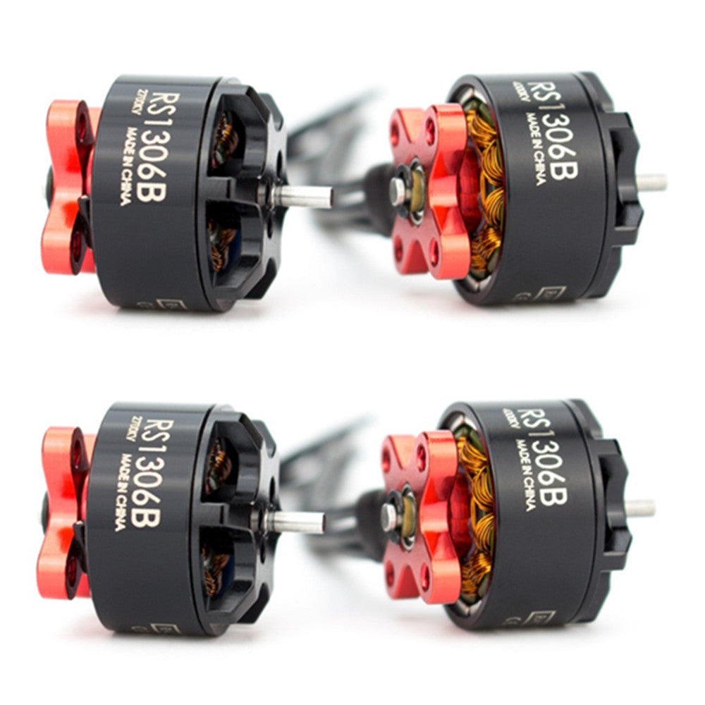Brushless Motor EMAX 1306 RS1306 Version 2 RS1306B 2700KV/4000KV Brushless Motor 3-4S for RC MultiRotor Fpv Racing Drone Spare Part 2700KV 4pcs