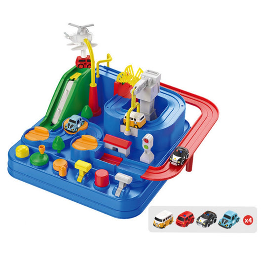 Car Adventure Toys Cars Race Tracks With Vehicle Interactive Game Preschool Educational Toys