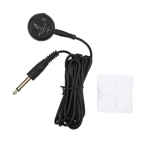 AD-35 Acoustic Guitar Pickup Professional Violin Box Drum Ukulele Patch Pickup Musical Instrument Sound Effect Parts Practice Performance Accessory black