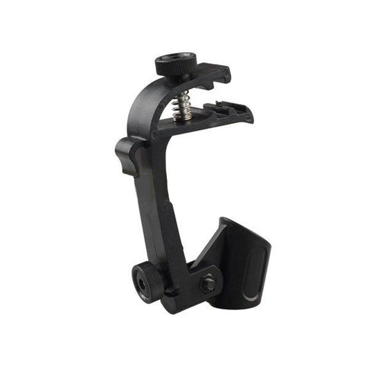 Drum Adjustable Microphone Holder 180 Degrees Rotation Drum Microphone Clips Mounts Shockproof Clamp Holder black