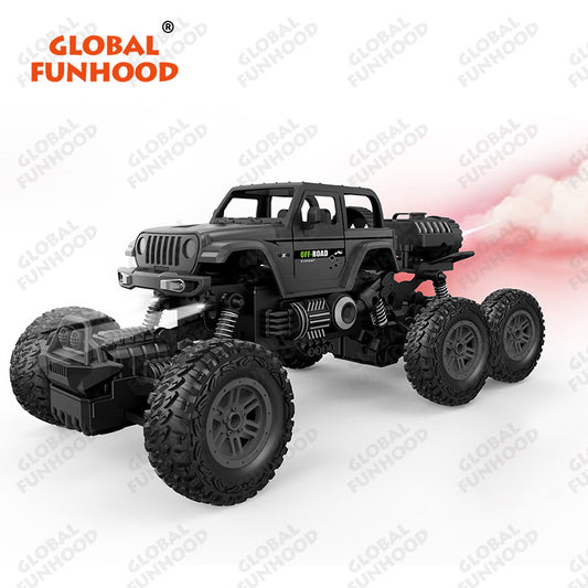 Remote Control Racing Car 6-channel Automatic Demonstration Spray Climbing Car