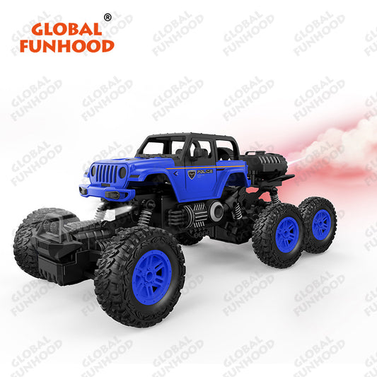 Remote Control Racing Car 6-channel Automatic Demonstration Spray Climbing Car