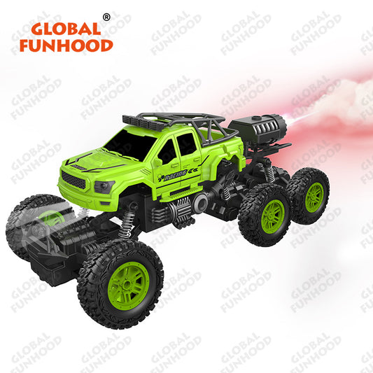 Remote Control Racing Car 6-channel Automatic Demonstration Spray Climbing Car