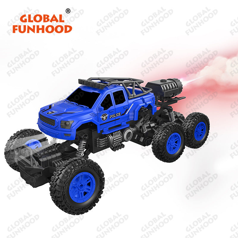 Remote Control Racing Car 6-channel Automatic Demonstration Spray Climbing Car