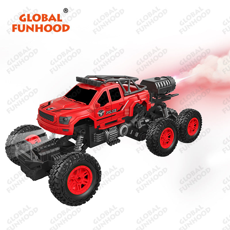 Remote Control Racing Car 6-channel Automatic Demonstration Spray Climbing Car