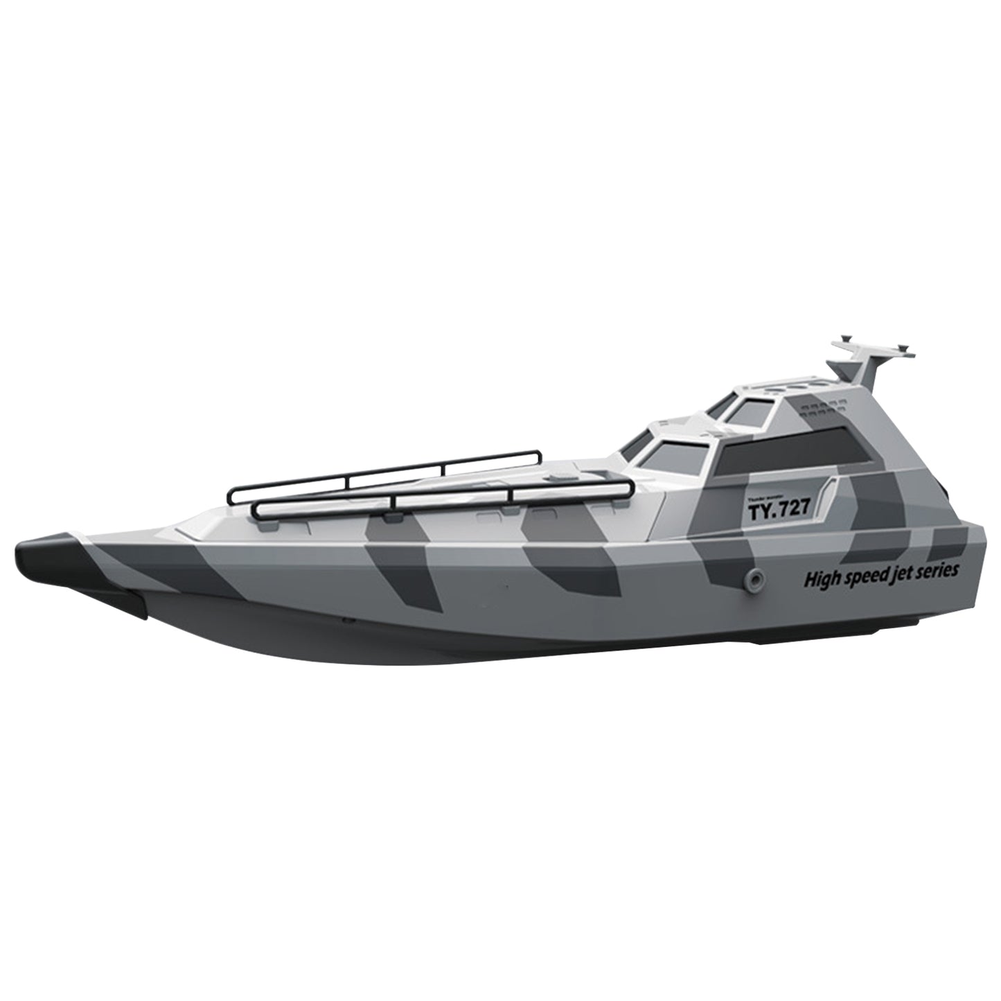 TY727 2.4GHz RC Turbojet Pump Boat High-Speed Remote Control Jet Boat With Low Battery Alarm Function For Kids Gifts grey