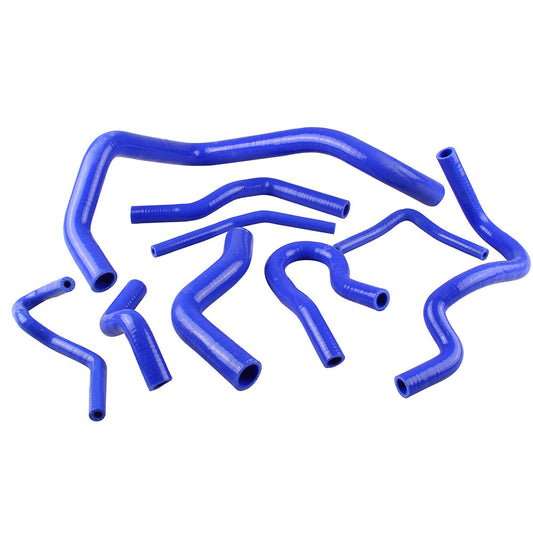 9pcs/Set Silicone Radiator Coolant Hose Silicone Hose Kit for Honda CIVIC D15D16EGEK9 blue