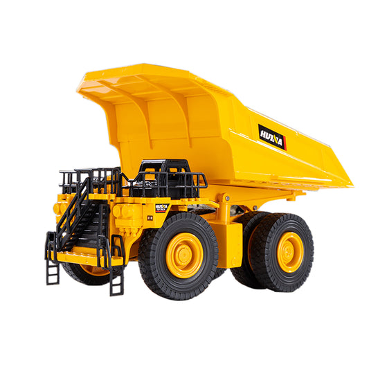 1:35 Engineering Vehicle Model Simulation Excavator Dump Truck Ornaments Toys
