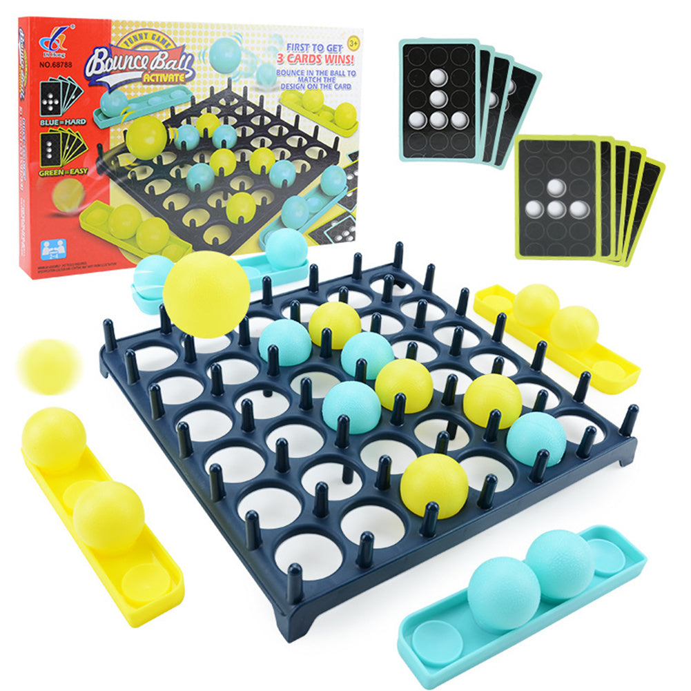 Kids Bounce Ball Party Game Bounce Battle Ball Jumping Connect Tabletop Board Games For Kids Gifts as picture show