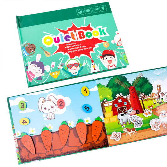 Busy Book For Kids Autism Sensory Educational Toys Preschool Early Learning Toys Book