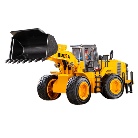 1:35 Engineering Vehicle Model Simulation Excavator Dump Truck Ornaments Toys