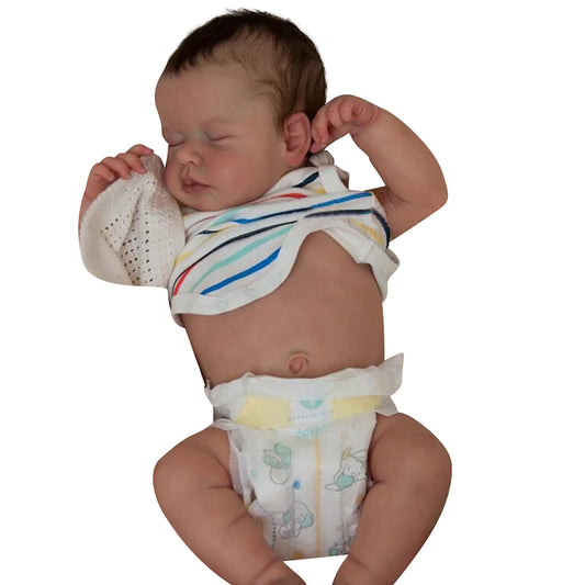 19inch Reborn Loulou Realistic Reborn Dolls Painting Newborn Baby Dolls