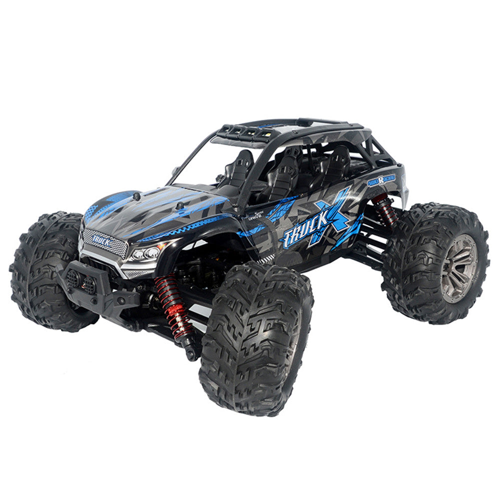 Xinlehong 9137 1/16 2.4G 4WD 36km/h RC Car W/ LED Light Desert Off-Road High Class Truck RTR Toy blue