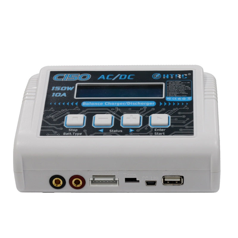 HTRC C150 Charger AC / DC 150W 10A Smart Battery Balance Discharger EU plug