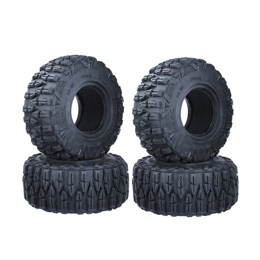4PCS 2.2"" Mud Grappler Rubber Tyre Wheel Tires for 1:10 RC Rock Crawler Traxxas TRX4 TRX-6 Axial SCX10 90046 4PCS