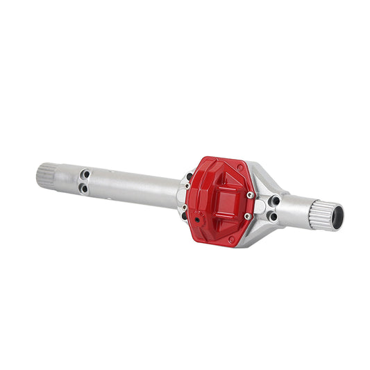 Front Rear Universal Metal Bridge Counterweight Bridge Shell Empty Axle Housing for Axial Wraith Ghost 90018 Silver